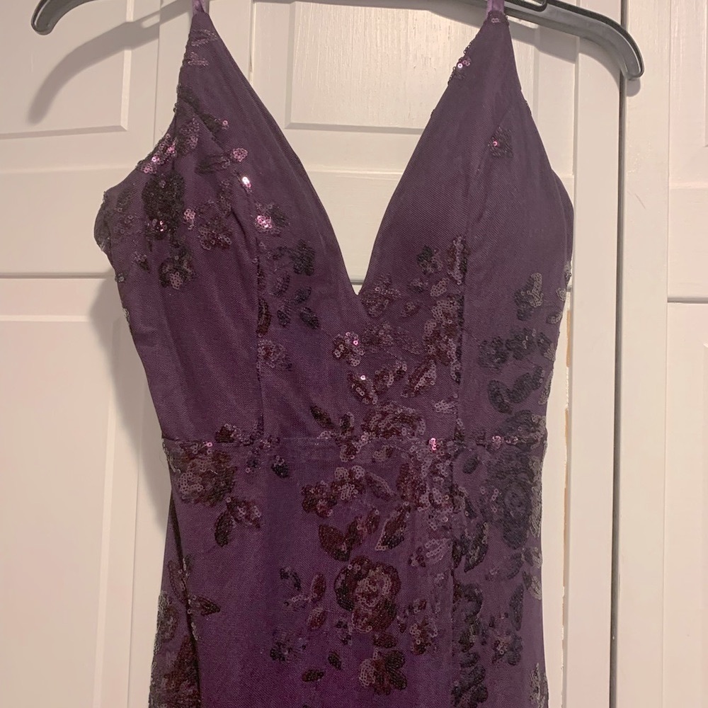 Elegant dress for prom or black tie event.